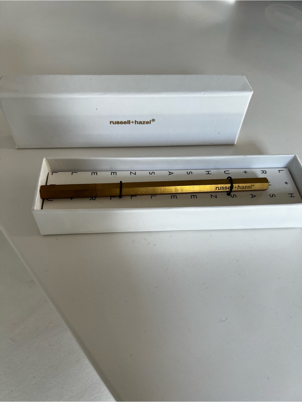 russell+hazel Brass Ball Point Pen New